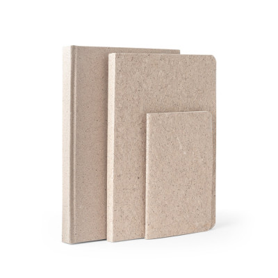 TEAPAD SEMI-RIGID. A5 notepad with semi-rigid cover made from tea leafs waste (65)